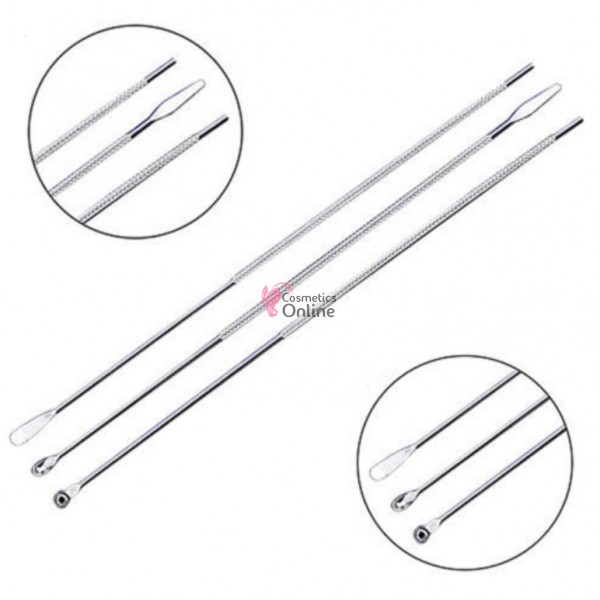 Instrument pentru tratamente cosmetice - CIS030, set 3 bucati